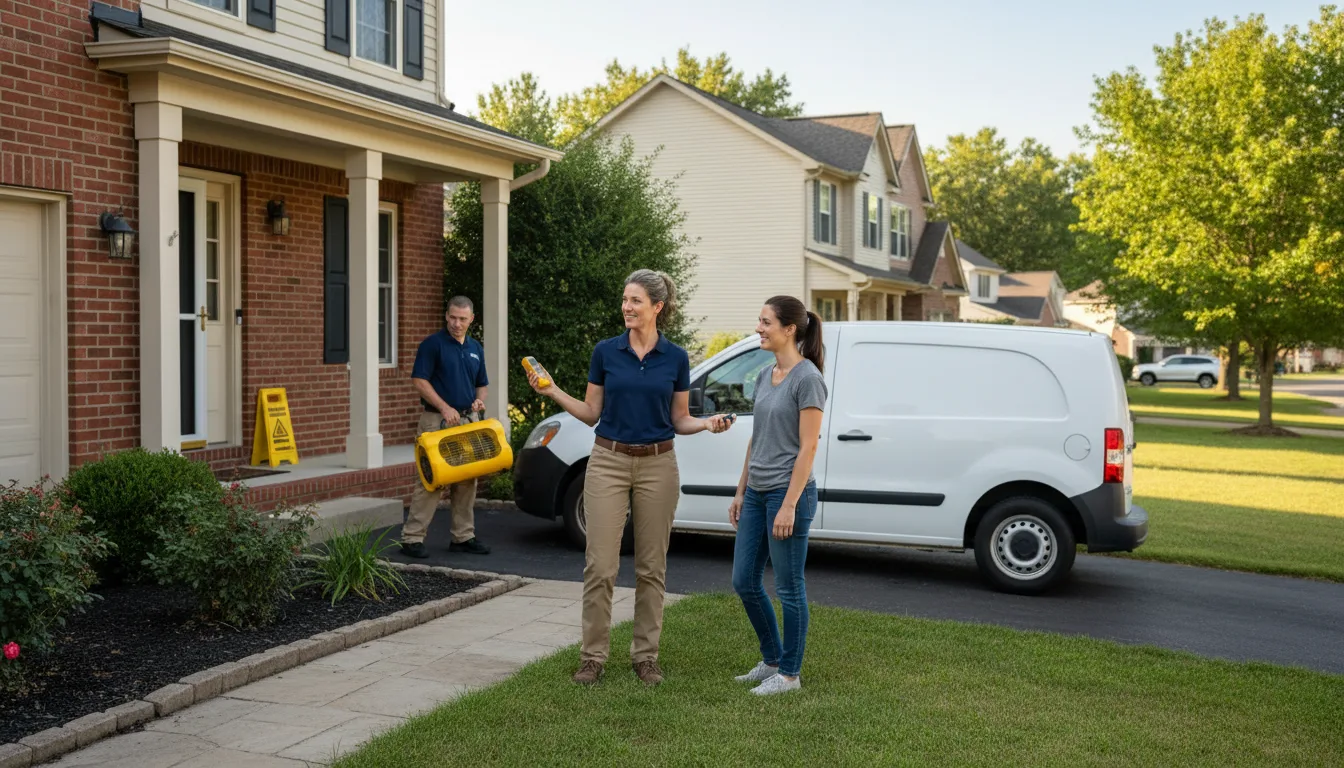 Residential water damage restoration in Bath, ME